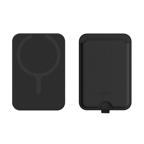 JCPal Cove Magnetic Wallet Stand for iPhone 15/14/13/12 Series MagSafe Compatible Phone Stand with Multiple Viewing Angles